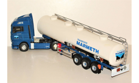 1/43 Eligor #113499 MAN TGX 18.540 XLX Citerne MARMETH blue/white, масштабная модель, scale43