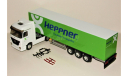 1/43 Eligor #113901 Mercedes-Benz Actros 1840 MP2 Semi Transports HEPPNER whie/green, масштабная модель, scale43