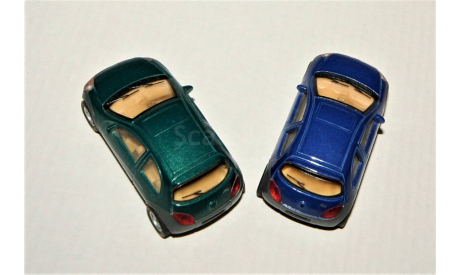 1/64 Kinsmart FORD Ka (4x2) 1996-2008 blue & green, масштабная модель, scale64