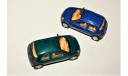 1/64 Kinsmart FORD Ka (4x2) 1996-2008 blue & green, масштабная модель, scale64