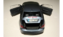 1/18 Kyosho BMW 1 Series Coupe E82 (4x2) 2007-2013, blue-grey metallic, Germany, масштабная модель, scale18