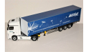 1/43 Eligor #114933 Mercedes-Benz Actros 1845 MP4 StreamSpace 2013 BEZIAU Transports white/blue, масштабная модель, scale43