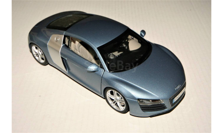 1/18 Kyosho AUDI R8 Sportcoupe (4x2) hetblau metallic, Germany, масштабная модель, scale18