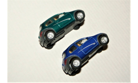 1/64 Kinsmart FORD Ka (4x2) 1996-2008 blue & green, масштабная модель, scale64