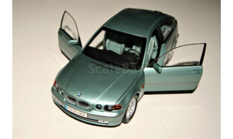 1/18 Kyosho BMW 325 Ti Compact E46 (4x2) 2001 бирюзовый металлик, Germany, масштабная модель, scale18