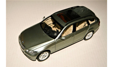 1/18 Kyosho BMW 330i Touring E90 (4x2) 2005-2012 light green metallic, масштабная модель, scale18