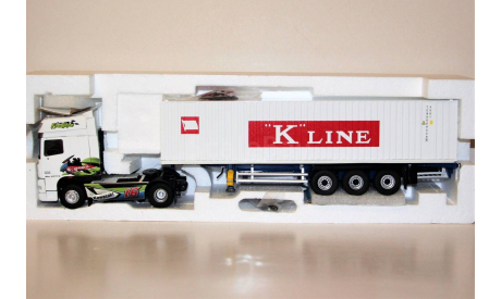 1/43 Eligor #114865 DAF XF 105.460 SuperSpace Cab Container Transport FREDIERE white, масштабная модель, scale43