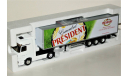 1/43 Eligor Mercedes-Benz Actros 1840 MP2 Transports Camembert PRESIDENT wite 2003-2008, масштабная модель, scale43