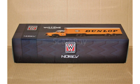 1/43 Norev WILLEME LD 610T (4x2) DUNLOP 1956-1960 orange, France, масштабная модель, scale43