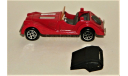 1/50 Majorette MORGAN Plus 4 (4x2) 2-Door Roadster 1974 red, England, масштабная модель, Majorette (made in France), scale50