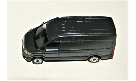 1/87 Herpa MAN TGE Kasten HD (4x2) dark grey metallic, масштабная модель, Volkswagen, scale87