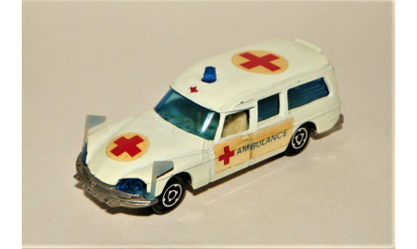 1/65 Majorette CITROЁN DS21 (4x2) Ambulance 1976 white, France, масштабная модель, Citroën, Majorette (made in France), scale0