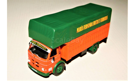 1/43 IXO Special C PEGASO Comet 1090 L (4x2) Maria Fernanda Frutas y Verduras 1963 orange/green, масштабная модель, 1:43