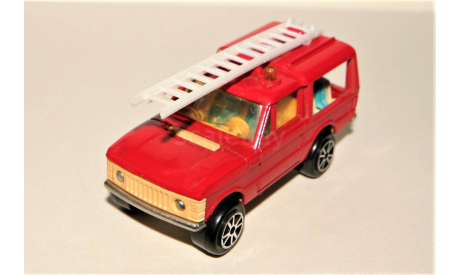 1/60 Majorette Range Rover 3-Door (4x4) Fire Brigade 1970 red, England, масштабная модель, Land Rover, Majorette (made in France), scale0