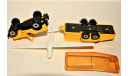 Matchbox JEEP 4x4 Glider Transporter 1978 + Trailer with Glider, yellow, USA, масштабная модель, JEEP (Chrysler), Matchbox, made in England, scale0