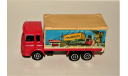 1/100 Majorette Saviem Container Truck (6x4) red, France, масштабная модель, Majorette (made in France), scale100