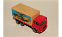 1/100 Majorette Saviem Container Truck (6x4) red, France, масштабная модель, Majorette (made in France), scale100