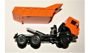 КамАЗ-5511 (6х4) оранжевый 1977-1997 гг., масштабная модель, Элекон, scale43