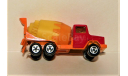 1/100 Majorette Magirus Beton Truck (6x2) red/yellow/orange, France, масштабная модель, Majorette (made in France), scale100