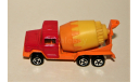 1/100 Majorette Magirus Beton Truck (6x2) red/yellow/orange, France, масштабная модель, Majorette (made in France), scale100