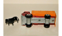 Matchbox Superfast Enimals Truck (4x2) 1976 orange metallic, с фигуркой быка - символа 2021 года!, масштабная модель, Made in England, scale0