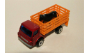 Matchbox Superfast Enimals Truck (4x2) 1976 orange metallic, с фигуркой быка - символа 2021 года!, масштабная модель, Made in England, scale0