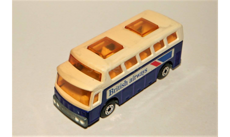 Matchbox Airport Express Coach (4x2) British Airways 1977 blue metallic/beige, England, масштабная модель, Matchbox, made in England, scale0