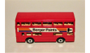 Matchbox ’The Londoner’ Doubledekker (4x2) BERGER PAINTS 1972 red, England, масштабная модель, London doubledekker, Matchbox, made in England, scale0