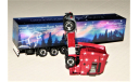 1/87 Herpa MAN TGX 18.440 (4X2) Weihnachtstruck 2012 dark red met./blue, масштабная модель, scale87