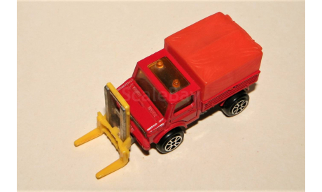 1/82 Majorette Unimog U1300 Single Cab (4x4) 1975 red, Germany, масштабная модель, Majorette (made in France), scale0