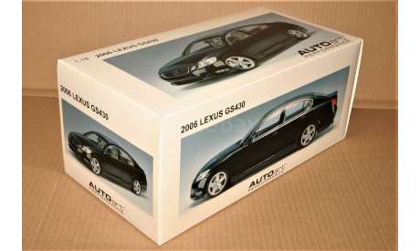 1/18 AutoArt Performance #78802 LEXUS GS430 2006 Black onyx,  Japan, масштабная модель, scale18