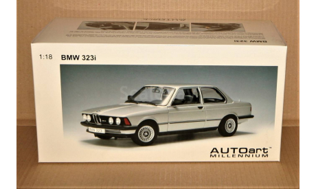 AUTOart Millenium #75112 BMW 323i (E21) 1975 Polaris silver, Germany, масштабная модель, scale18