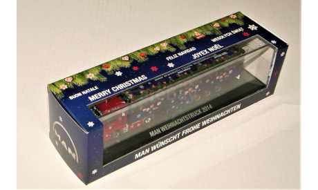 1/87 Herpa MAN TGX 18.480 (4x2) Weihnachtstruck 2015 + Schmitz Cargobull, масштабная модель, MAN + Schmitz, HERPA Miniaturmodelle, scale87