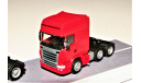 1/87 Herpa SCANIA 143M (4x2) white, Scania 124L 400 (6x4) blue, Scania R520 V8 (6x2) red - Set 3 Trucks, Hand made, Limited Edition, масштабная модель, OLM Design (Herpa KIT), scale87