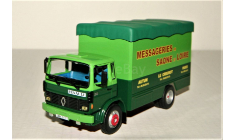 1/43 IXO Special C RENAULT JN90 4x2 1970 Kasten MESSAGERIES de SAONE et LIORE green, масштабная модель, scale43