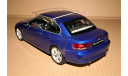 1/18 Kyosho BMW 335i Cabrio (E93) 2007 blue metallic со складной жёсткой крышей, Germany, масштабная модель, scale18