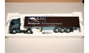 1/43 Eligor SCANIA R500 Topline (4x2) Tautliner Transports FOULON green-blue metallic/brown, Sweden, масштабная модель, scale43