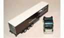 1/43 Eligor SCANIA R500 Topline (4x2) Tautliner Transports FOULON green-blue metallic/brown, Sweden, масштабная модель, scale43