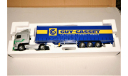 1/43 Eligor DAF XF105.460 Space Cab Euro 5 Tautliner Transports GUY CASSET silver metallic/blue, Holland, масштабная модель, scale43