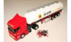 1/43 Eligor Scania R440 Highline Serie R (4x2) + Citerne Alimentaire ALAINE Transports red/white