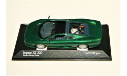 1/43 Minichamps JAGUAR XJ220 Sport Coupe (4x2) 1991 Jaguar Racing Green metallic, Limited Edition: 1 of 2,352 pcs.