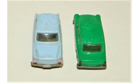 1/87 Permot TRABANT 601 green + Trabant 601 light blue, DDR, масштабная модель, Permot/ VEB Preto Dresden, scale87