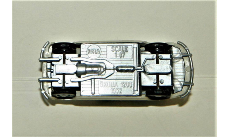 1/87 Igra SKODA 1200 HRACKY (4x2) 3-Door Fourgon 1952 grey, Czech Republik, CSSR, масштабная модель, Škoda, IGRA (made in CSSR), scale87