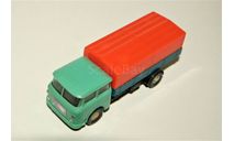 1/87 Permot SKODA S706 (4x2) Long Wheelbase LKW Pritsche/Plane 1975 light green/blue/orange, CSSR, масштабная модель, Škoda, Permot/ VEB Preto Dresden, scale87