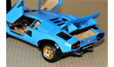 1/18 Kyosho LAMBORGHINI Countach LP500S blue, Italy, масштабная модель, scale18