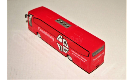 1/87 Schuco Metal MERCEDES-BENZ Travego (4x2) Einsatzleitung red, масштабная модель, scale87