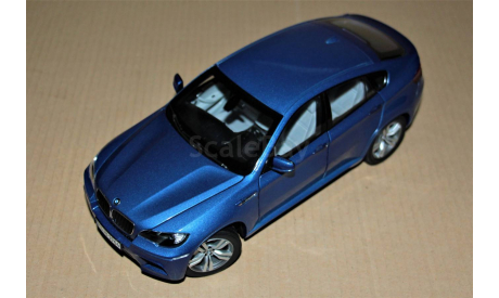 1/18 Kyosho BMW X6M (E71M) 2009 Monte Carlo blue metallic, масштабная модель, scale18
