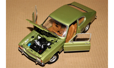 1/18 Minichamps #180 08900 FORD Capri 1700 GT 1969 light green metallic, Germany, масштабная модель, 1:18