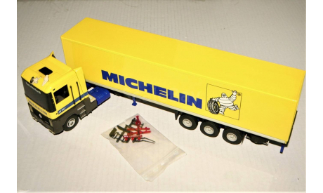 1/43 LBS Renault AE500 Magnum MICHELIN 1990 yellow, France, масштабная модель, LBS, made in France, scale43