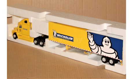 1/43 Eligor #200032 Freightliner FLC120 Century Class MICHELIN America yellow, масштабная модель, scale43